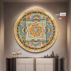 Alternative view of Tranh Mandala (Mạn-đà-la) | Tranh hộp đèn cao cấp | Mã tranh 147 | [tranhtam.com]