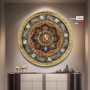 Alternative view of Tranh Mandala (Mạn-đà-la) | Tranh hộp đèn cao cấp | Mã tranh 150 | [tranhtam.com]