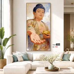 Alternative view of Phật A Di Đà | Tranh hộp đèn cao cấp | Mã tranh 155 | [tranhtam.com]