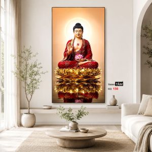 Phật A Di Đà | Tranh hộp đèn cao cấp | Mã tranh 156 | [tranhtam.com] - Ảnh 3