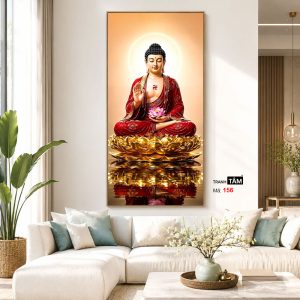 Alternative view of Phật A Di Đà | Tranh hộp đèn cao cấp | Mã tranh 156 | [tranhtam.com]