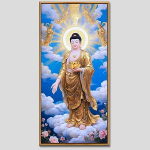 Phật A Di Đà | Tranh hộp đèn cao cấp | Mã tranh 157 | [tranhtam.com]