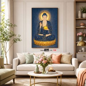 Phật A Di Đà | Tranh hộp đèn cao cấp | Mã tranh 158 | [tranhtam.com] - Ảnh 5