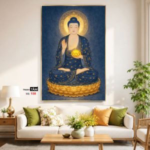Alternative view of Phật A Di Đà | Tranh hộp đèn cao cấp | Mã tranh 158 | [tranhtam.com]