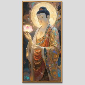 Phật A Di Đà | Tranh hộp đèn cao cấp | Mã tranh 159 | [tranhtam.com]