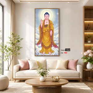 Phật A Di Đà | Tranh hộp đèn cao cấp | Mã tranh 160 | [tranhtam.com] - Ảnh 5