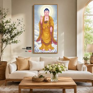 Phật A Di Đà | Tranh hộp đèn cao cấp | Mã tranh 160 | [tranhtam.com] - Ảnh 4