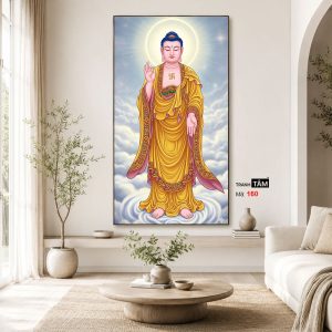 Phật A Di Đà | Tranh hộp đèn cao cấp | Mã tranh 160 | [tranhtam.com] - Ảnh 3
