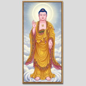 Phật A Di Đà | Tranh hộp đèn cao cấp | Mã tranh 160 | [tranhtam.com]
