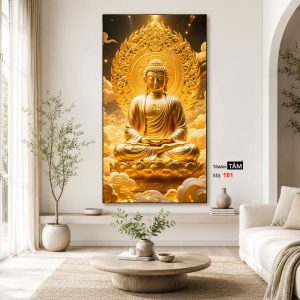Phật A Di Đà | Tranh hộp đèn cao cấp | Mã tranh 161 | [tranhtam.com] - Ảnh 3