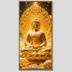 Phật A Di Đà | Tranh hộp đèn cao cấp | Mã tranh 161 | [tranhtam.com]