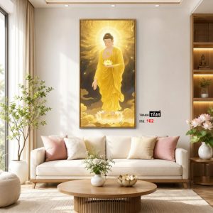 Phật A Di Đà | Tranh hộp đèn cao cấp | Mã tranh 162 | [tranhtam.com] - Ảnh 5