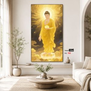Phật A Di Đà | Tranh hộp đèn cao cấp | Mã tranh 162 | [tranhtam.com] - Ảnh 3