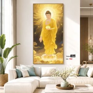 Alternative view of Phật A Di Đà | Tranh hộp đèn cao cấp | Mã tranh 162 | [tranhtam.com]