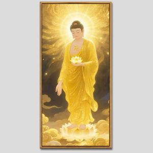 Phật A Di Đà | Tranh hộp đèn cao cấp | Mã tranh 162 | [tranhtam.com]