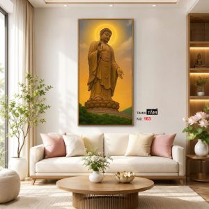 Phật A Di Đà | Tranh hộp đèn cao cấp | Mã tranh 163 | [tranhtam.com] - Ảnh 5