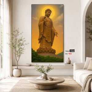 Phật A Di Đà | Tranh hộp đèn cao cấp | Mã tranh 163 | [tranhtam.com] - Ảnh 3