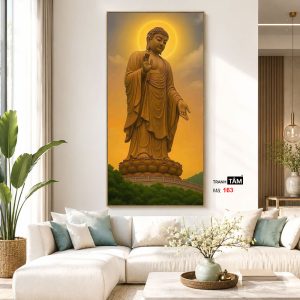 Alternative view of Phật A Di Đà | Tranh hộp đèn cao cấp | Mã tranh 163 | [tranhtam.com]