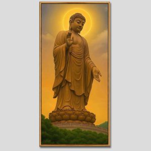 Phật A Di Đà | Tranh hộp đèn cao cấp | Mã tranh 163 | [tranhtam.com]