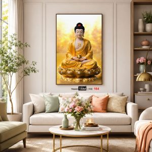 Phật A Di Đà | Tranh hộp đèn cao cấp | Mã tranh 164 | [tranhtam.com] - Ảnh 5