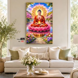 Phật A Di Đà | Tranh hộp đèn cao cấp | Mã tranh 165 | [tranhtam.com] - Ảnh 4