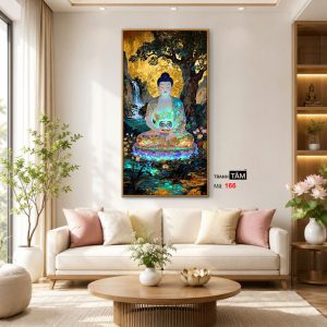 Phật A Di Đà | Tranh hộp đèn cao cấp | Mã tranh 166 | [tranhtam.com] - Ảnh 5