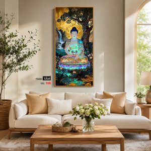Phật A Di Đà | Tranh hộp đèn cao cấp | Mã tranh 166 | [tranhtam.com] - Ảnh 4