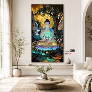 Phật A Di Đà | Tranh hộp đèn cao cấp | Mã tranh 166 | [tranhtam.com] - Ảnh 3
