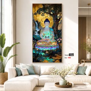 Alternative view of Phật A Di Đà | Tranh hộp đèn cao cấp | Mã tranh 166 | [tranhtam.com]