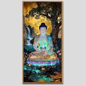 Phật A Di Đà | Tranh hộp đèn cao cấp | Mã tranh 166 | [tranhtam.com]