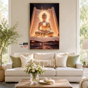 Phật A Di Đà | Tranh hộp đèn cao cấp | Mã tranh 167 | [tranhtam.com] - Ảnh 4