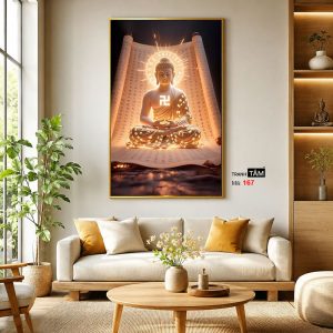 Phật A Di Đà | Tranh hộp đèn cao cấp | Mã tranh 167 | [tranhtam.com] - Ảnh 3