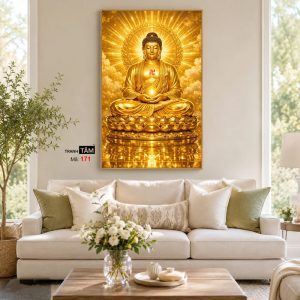 Phật A Di Đà | Tranh hộp đèn cao cấp | Mã tranh 171 | [tranhtam.com] - Ảnh 4