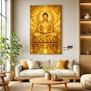 Phật A Di Đà | Tranh hộp đèn cao cấp | Mã tranh 171 | [tranhtam.com] - Ảnh 3