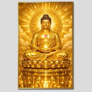 Phật A Di Đà | Tranh hộp đèn cao cấp | Mã tranh 171 | [tranhtam.com]