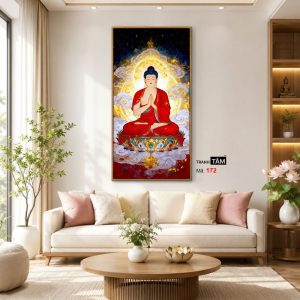 Phật A Di Đà | Tranh hộp đèn cao cấp | Mã tranh 172 | [tranhtam.com] - Ảnh 5