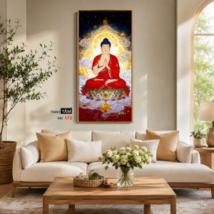 Phật A Di Đà | Tranh hộp đèn cao cấp | Mã tranh 172 | [tranhtam.com] - Ảnh 4