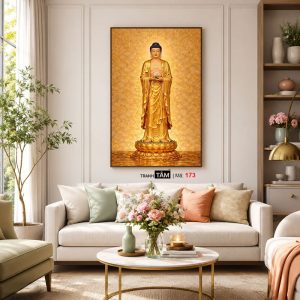 Phật A Di Đà | Tranh hộp đèn cao cấp | Mã tranh 173 | [tranhtam.com] - Ảnh 5