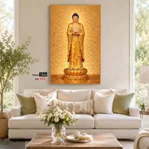 Phật A Di Đà | Tranh hộp đèn cao cấp | Mã tranh 173 | [tranhtam.com] - Ảnh 4