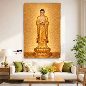 Alternative view of Phật A Di Đà | Tranh hộp đèn cao cấp | Mã tranh 173 | [tranhtam.com]