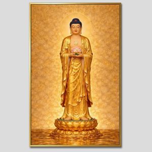 Phật A Di Đà | Tranh hộp đèn cao cấp | Mã tranh 173 | [tranhtam.com]