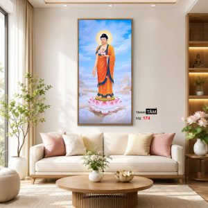 Phật A Di Đà | Tranh hộp đèn cao cấp | Mã tranh 174 | [tranhtam.com] - Ảnh 5