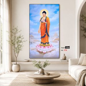 Phật A Di Đà | Tranh hộp đèn cao cấp | Mã tranh 174 | [tranhtam.com] - Ảnh 3