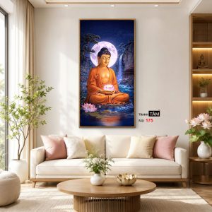 Phật A Di Đà | Tranh hộp đèn cao cấp | Mã tranh 175 | [tranhtam.com] - Ảnh 5