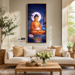 Phật A Di Đà | Tranh hộp đèn cao cấp | Mã tranh 175 | [tranhtam.com] - Ảnh 4