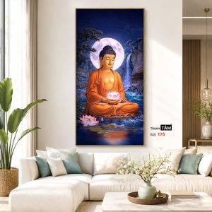Alternative view of Phật A Di Đà | Tranh hộp đèn cao cấp | Mã tranh 175 | [tranhtam.com]