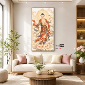 Phật A Di Đà | Tranh hộp đèn cao cấp | Mã tranh 176 | [tranhtam.com] - Ảnh 5