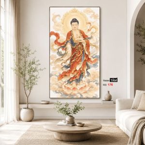 Phật A Di Đà | Tranh hộp đèn cao cấp | Mã tranh 176 | [tranhtam.com] - Ảnh 3