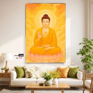 Alternative view of Phật A Di Đà | Tranh hộp đèn cao cấp | Mã tranh 177 | [tranhtam.com]