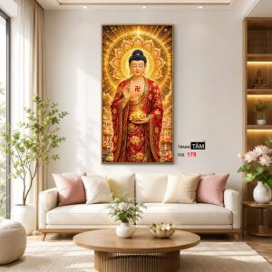 Phật A Di Đà | Tranh hộp đèn cao cấp | Mã tranh 178 | [tranhtam.com] - Ảnh 5